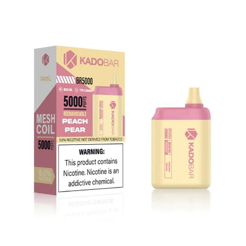 KADOBAR Peach Pear 5000 puffs.