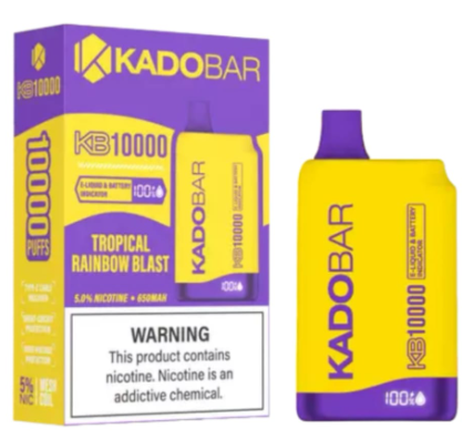 KADOBAR Tropical Rainbow Blast 10000 puffs.