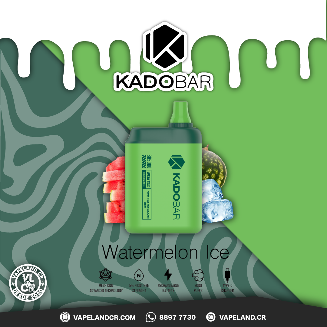 KADOBAR Watermelon Ice 5000 puffs.
