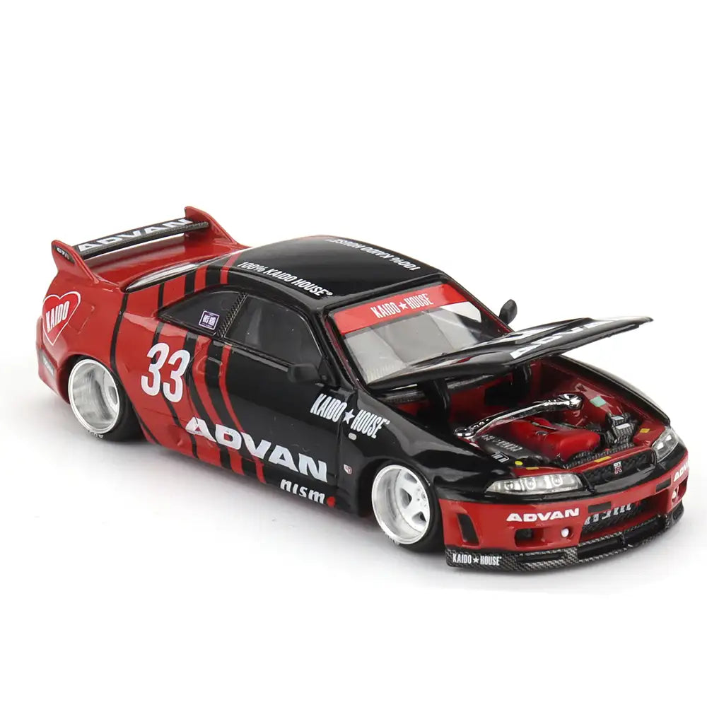 KAIDO HOUSE Mini GT Nissan Skyline GT-R (R33) Kaido Works Advan.
