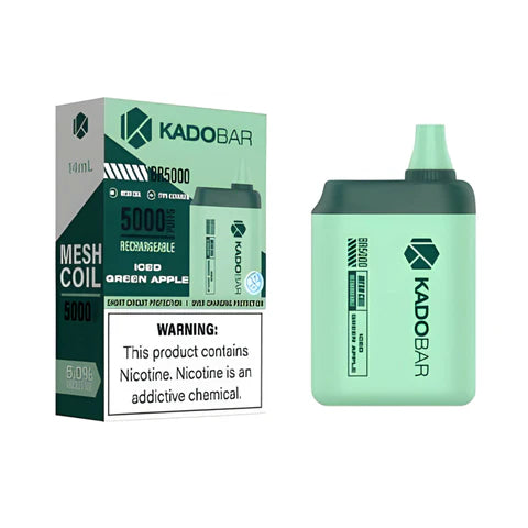 Kadobar Iced Green Apple 5000 puffs.