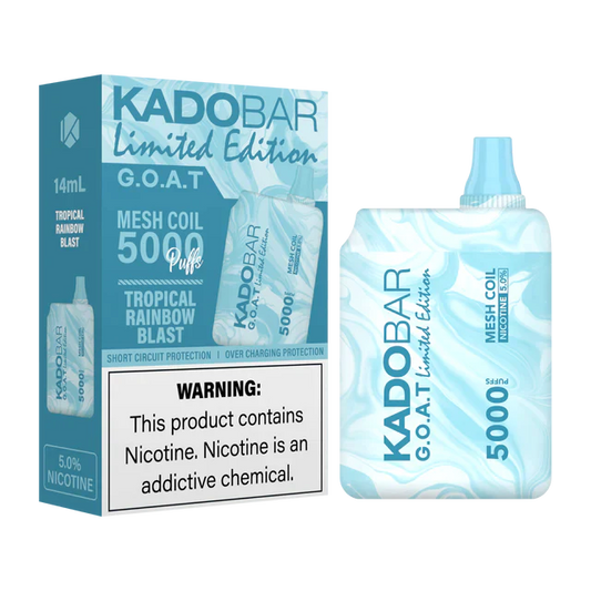 Kadobar Limited Edition Tropical Rainbow Blast 5000 puffs.