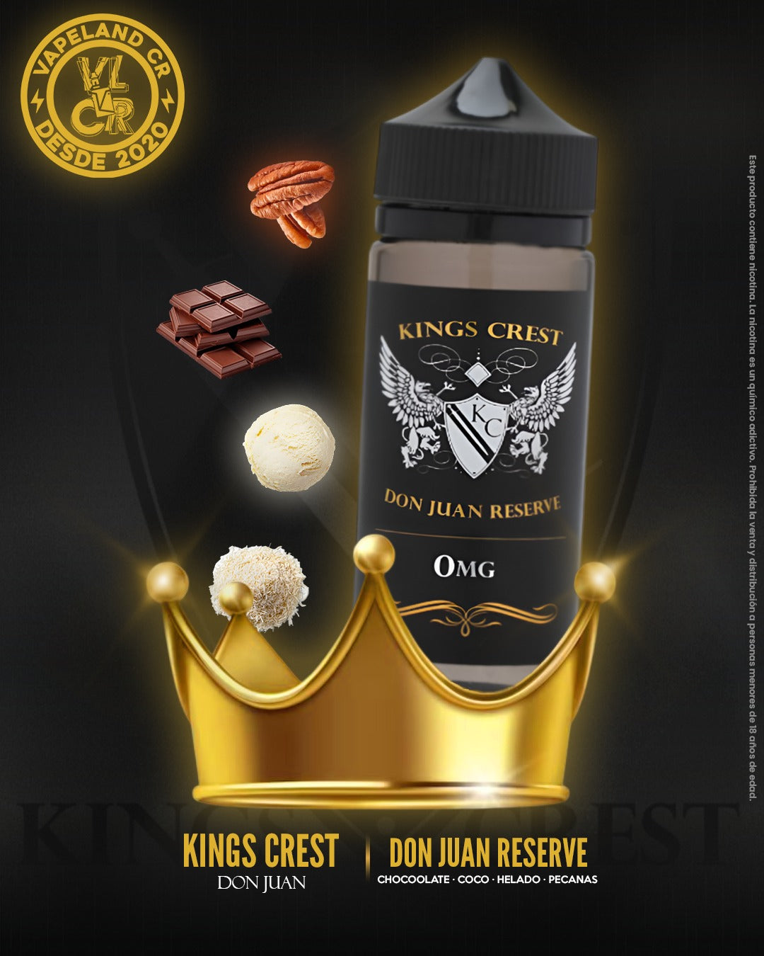 Kings Crest Don Juan Reserve 3mg y 6mg.