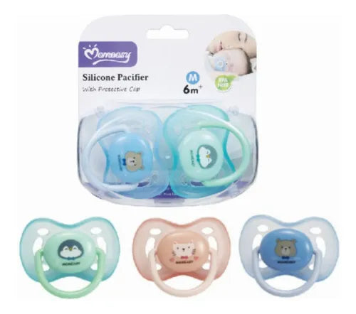 Kit de 2 Chupetas para Bebé Momeasy.