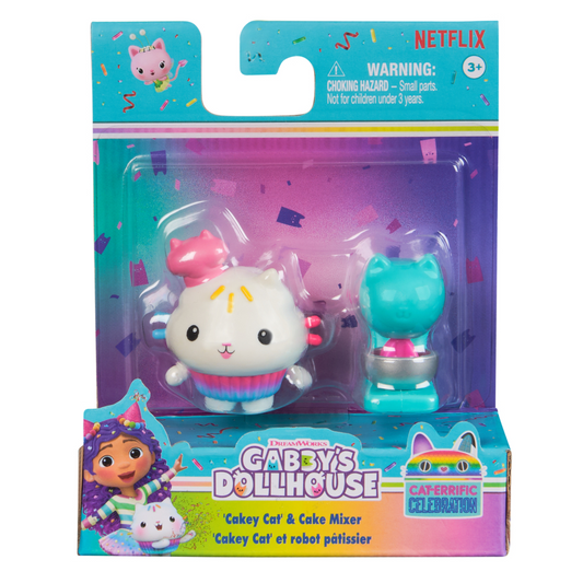 La Casa de Gabby Cakey Cat y Cake Mixer.