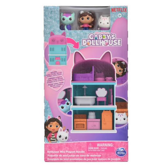 La Casa de Gabby Paquete de Mini Juego de Casa de Muñecas.