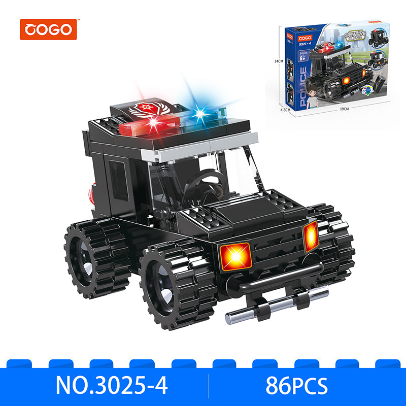 Lego COGO City Armed Jeep 3025-4.