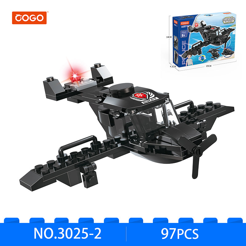 Lego COGO City Helicopter Transport 3025-2.