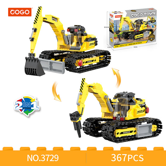 Lego COGO Construction 2 in 1 3729.