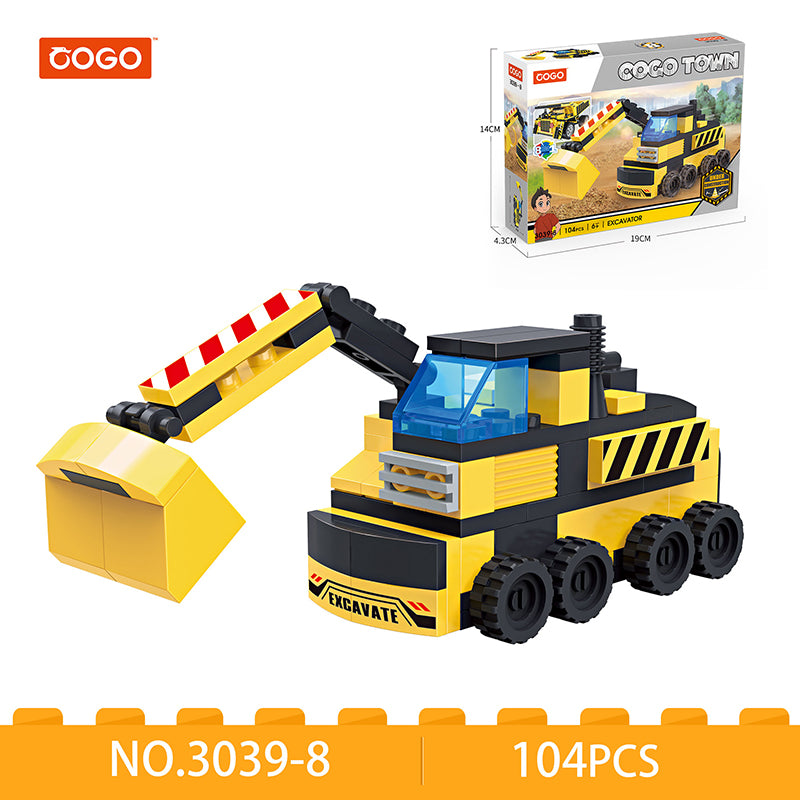 Lego COGO Construction Excavator 3039-8.
