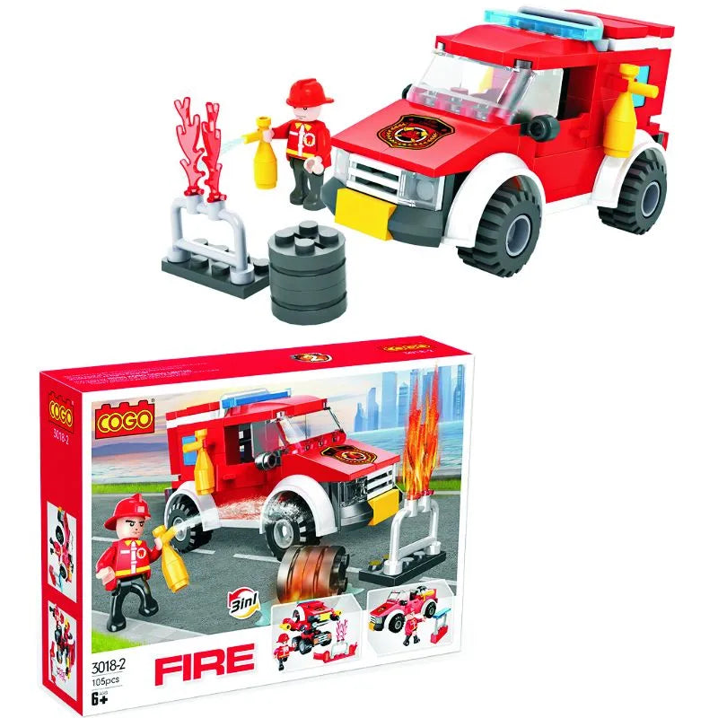 Lego COGO Fire 3 in 1 3018-2.