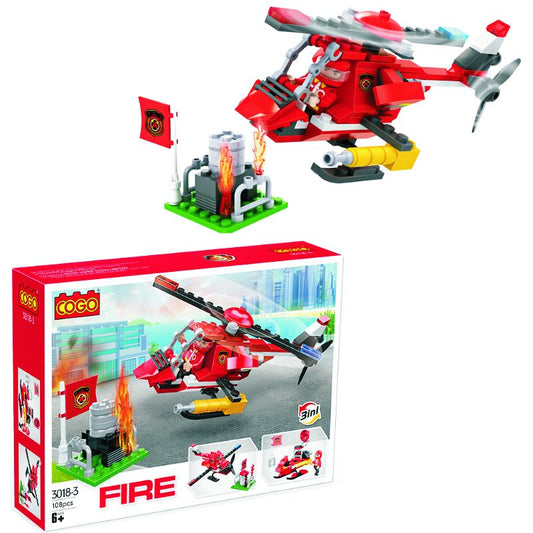 Lego COGO Fire 3 in 1 3018-3.