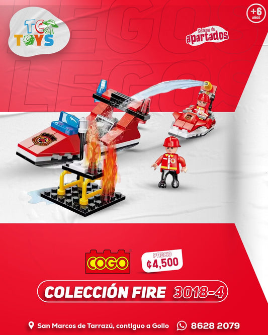 Lego COGO Fire 3 in 1 3018-4.
