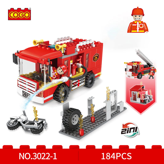 Lego COGO Fire & Rescue 2 in 1 3022-1.