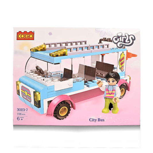 Lego COGO Girls City Bus 3023-7.