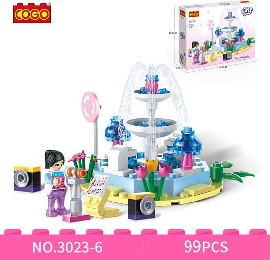 Lego COGO Girls Music Fountain 3023-6.