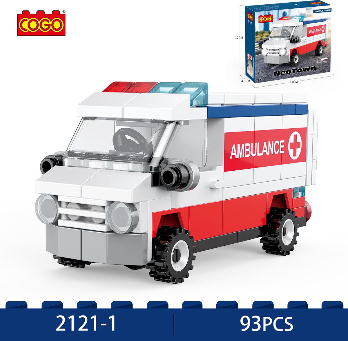 Lego COGO NeoTown Ambulance 2121-1.