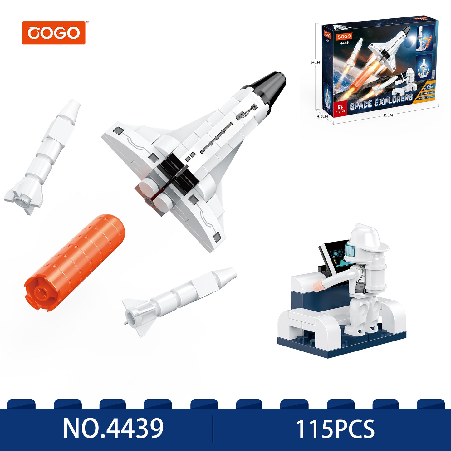 Lego COGO Space Explorers 4439.
