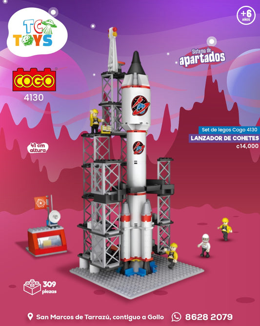 Lego COGO Space Rocket Launcher 4130.