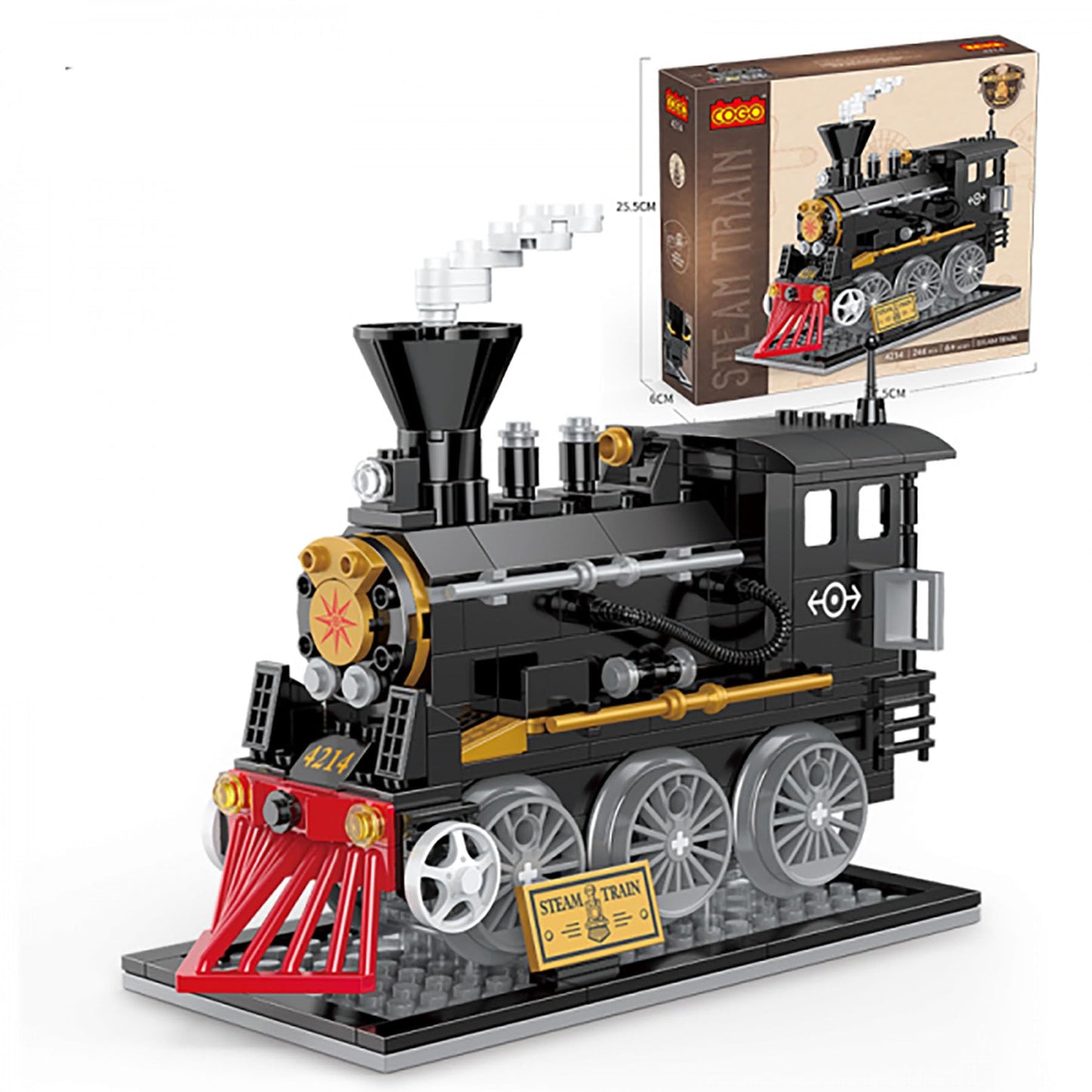 Lego COGO Steam Train Classic Train 4214.