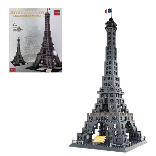 Lego DR.Star Architecture France Eiffel Tower, Paris 801.
