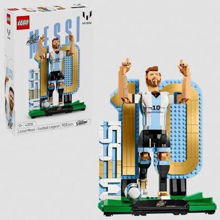 Lego Editions Leyenda del Futbol Lionel Messi 43015.