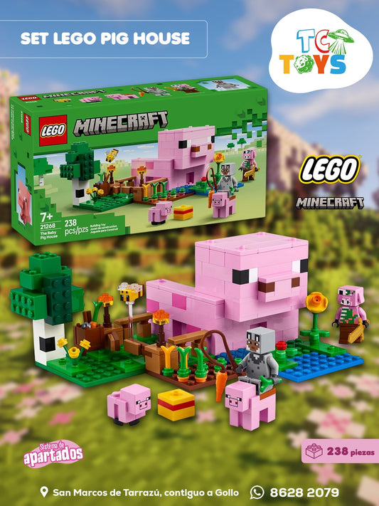 Lego Minecraft The Baby Pig House.