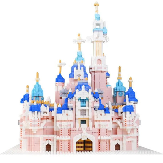 Lego Zhiduopin Castillo Disney Rosado.