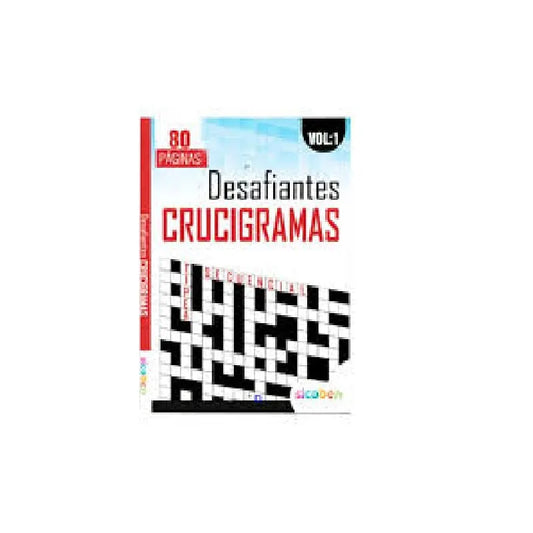 Libro Desafiantes Crucigramas VOL:1 Sicoben.