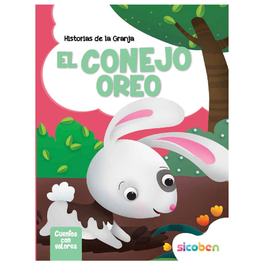 Libro Historias de la Granja El Conejo Oreo Sicoben.