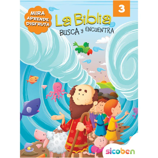 Libro La Biblia Busca y Encuentra 3 Sicoben.