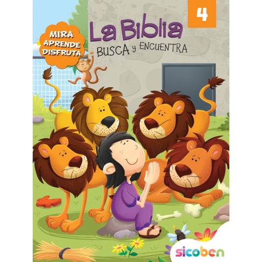 Libro La Biblia Busca y Encuentra 4 Sicoben.