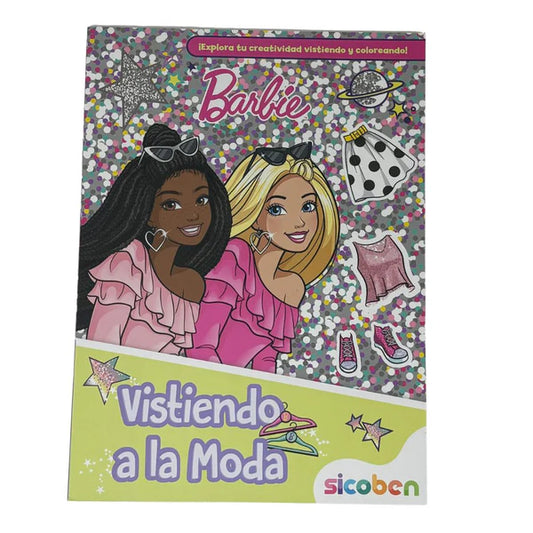 Libro Vistiendo a la Moda Barbie Sicoben.