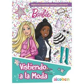 Libro Vistiendo a la Moda Barbie Sicoben.