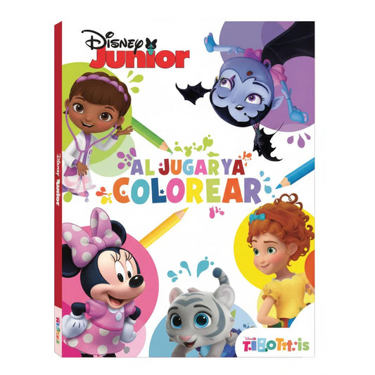 Libro para Colorear Disney Junior Me Encanta Colorear Sicoben.