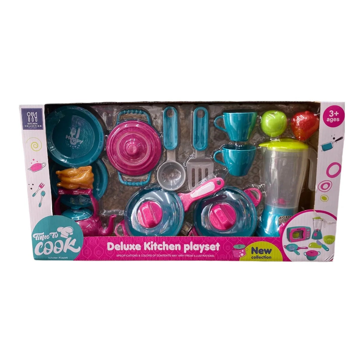 Licuadora Deluxe Kitchen Playset Time To Cook.