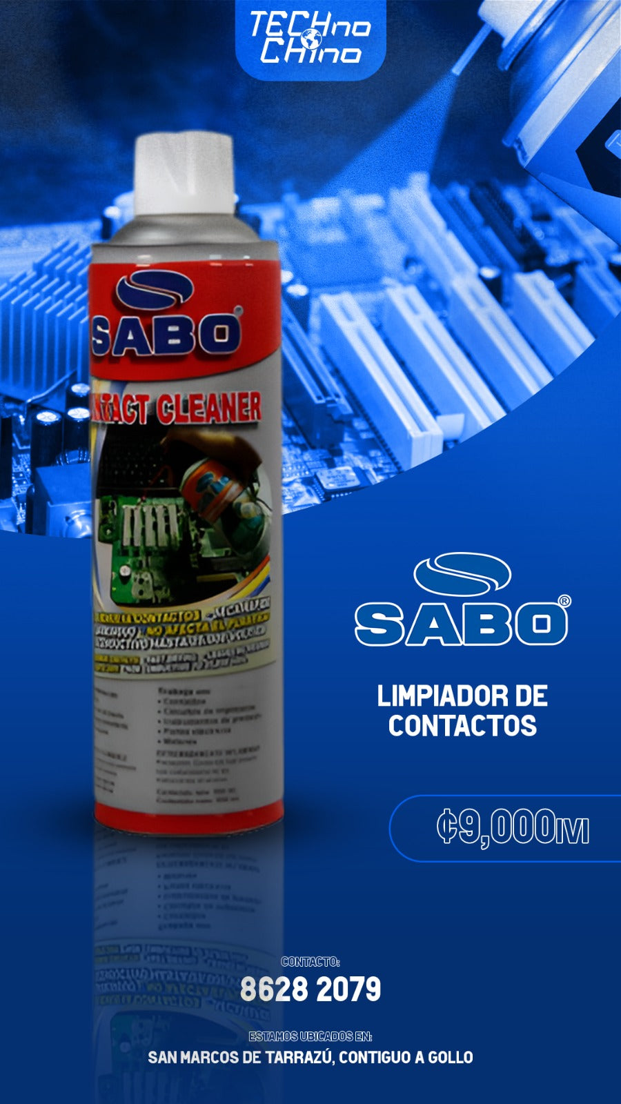 Limpiador de Contactos SABO.