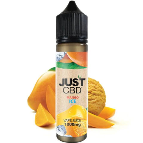 Líquido Just CBD Vape Juice Mango Ice 500mg CBD.