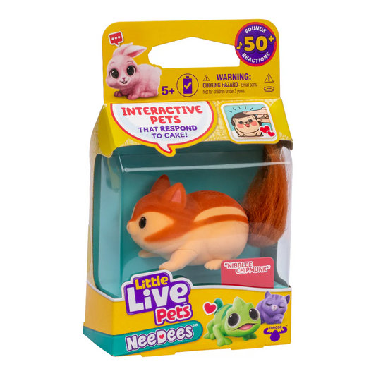 Little Live Pets NeeDees Nibblee Chipmunk.