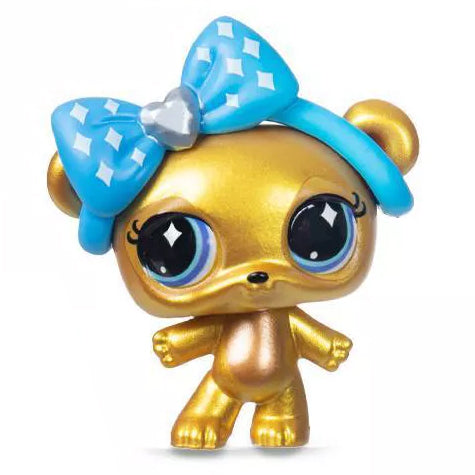 Littlest PetShop Oso Panda Dorado Serie 4.