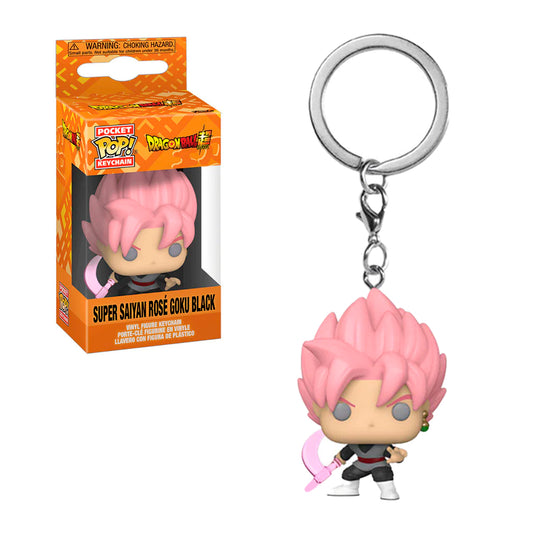Llavero Funko Pop Dragon Ball Super Saiyan Rosé Goku Black.