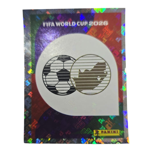 Logo Sudáfrica RSA 1 Mundial 2026 Panini.
