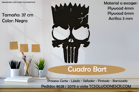 Cuadro Los Simpson Bart 2