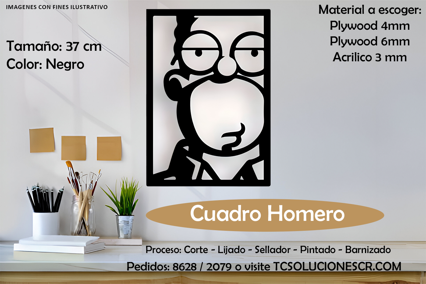 Cuadro Los Simpson Homero 2
