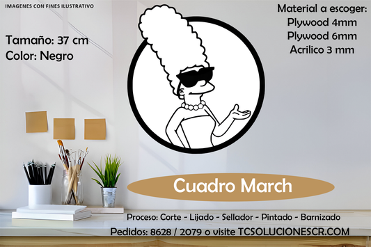 Cuadro Los Simpson March 1