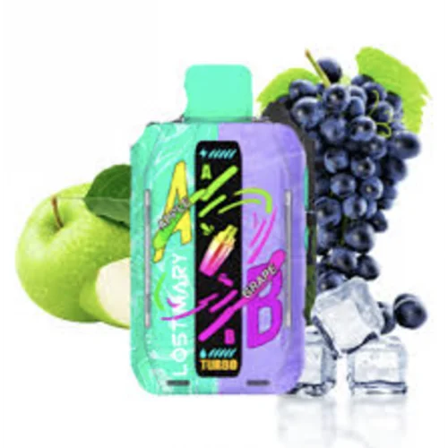 Lost Mary Mixer+ Aloe Grape Sour Apple 30000 puffs.