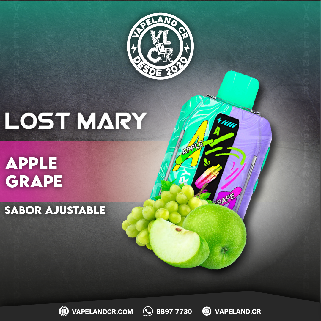 Lost Mary Mixer+ Apple Grape 30000 puffs.
