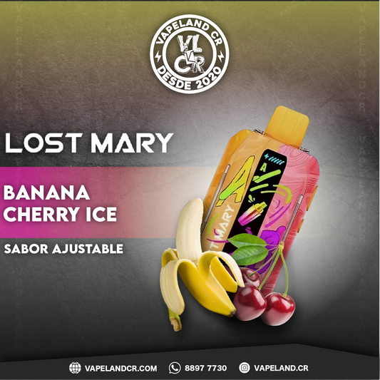 Lost Mary Mixer+ Banana Ice Cherry Ice 30000 puffs.