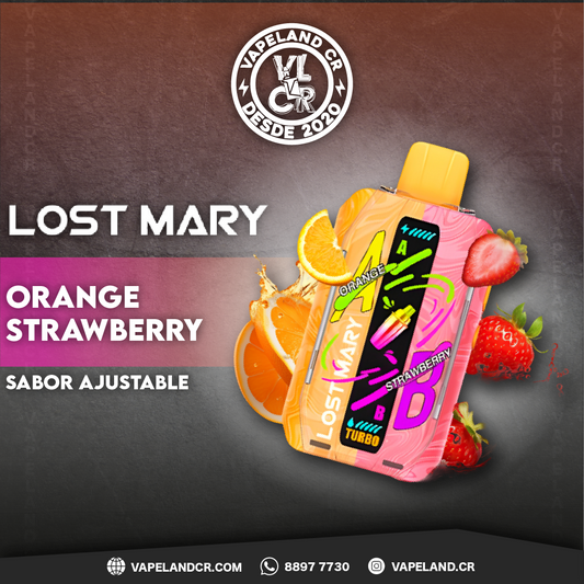 Lost Mary Mixer+ Orange Strawberry 30000 puffs.