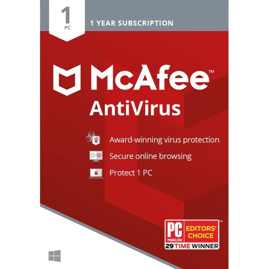 Licencia - Suscripción Original McAfee Antivirus